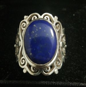 Lapis in 925 Silver Himalayan Gems